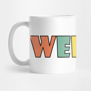 Embrace your weirdness sticker pack Mug